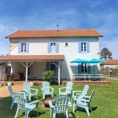 Grande Maison Dans Les Landes Pour 10 Pers Avec Piscine Et Salle Escalade Unique Vakantiehuis *