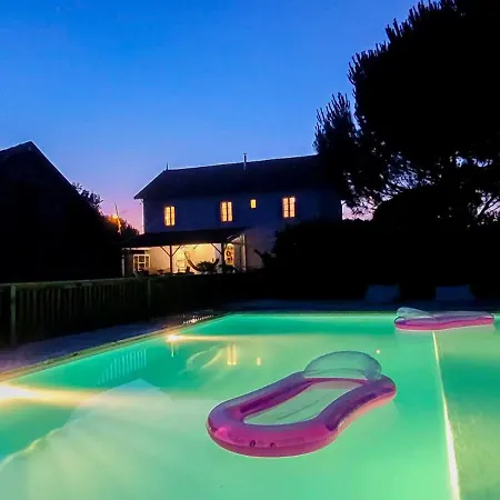 Feriehus Grande Maison Dans Les Landes Pour 10 Pers Avec Piscine Et Salle Escalade Unique